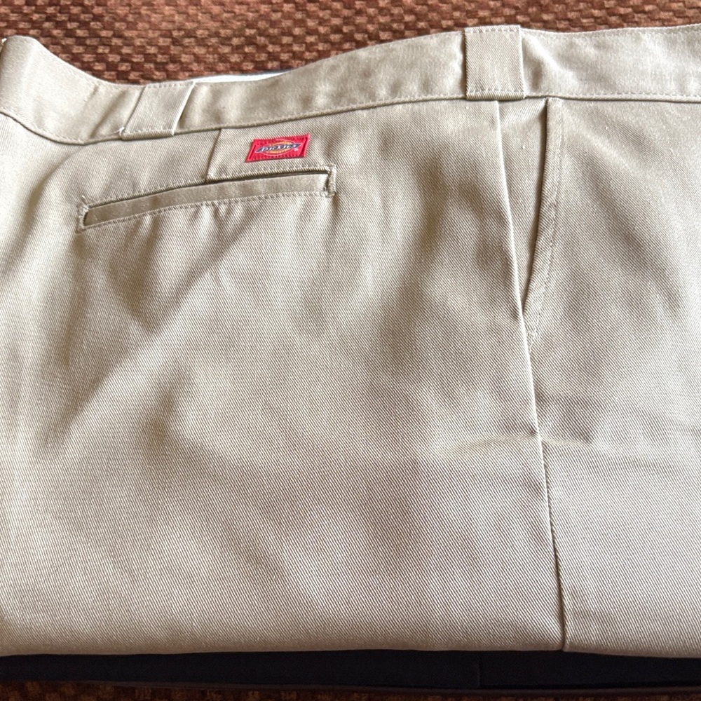 Dickies Women's Cream Straight Leg Pants